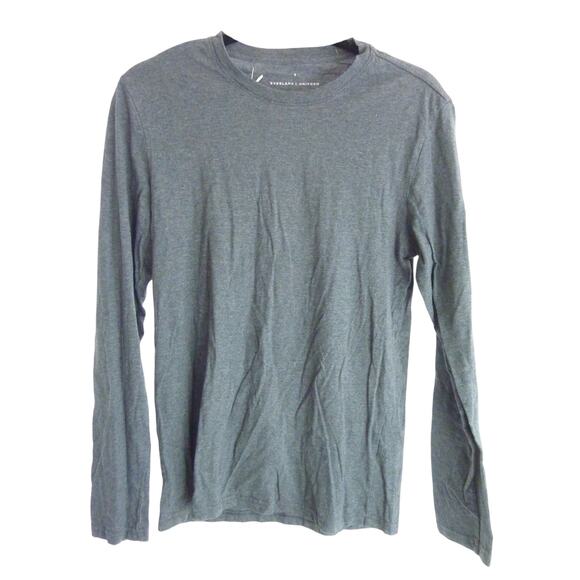 NWT Everlane Gray Long Sleeve Uniform S Men Tee Shirt - Picture 1 of 4
